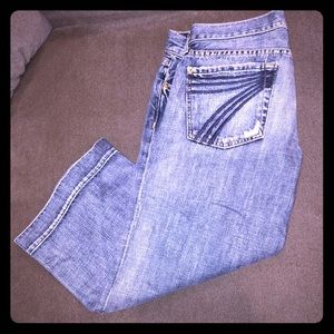 7 For All Mankind- crop dojo jeans